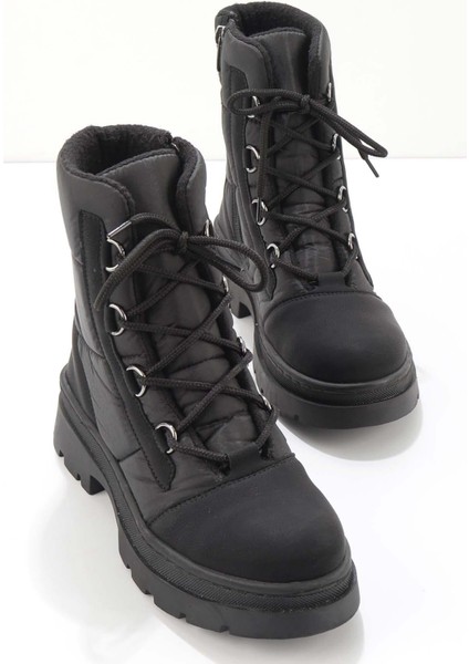 Siyah Kadın Bot & Bootie K02189220109