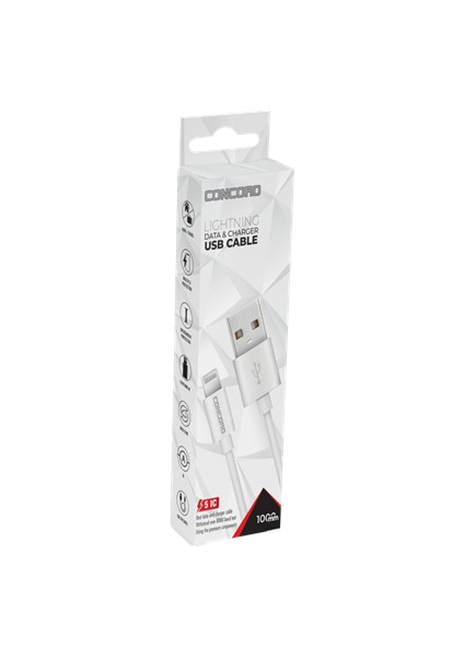 Concord 1m Lightning Şarj Kablosu (C-411) fiyatları