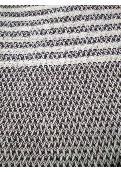 Pamuklu Kaymaz Hasır Dokuma Maxi Kolları Kapatan Koltuk Örtüsü (180X310)-K.KAHVE fiyatları