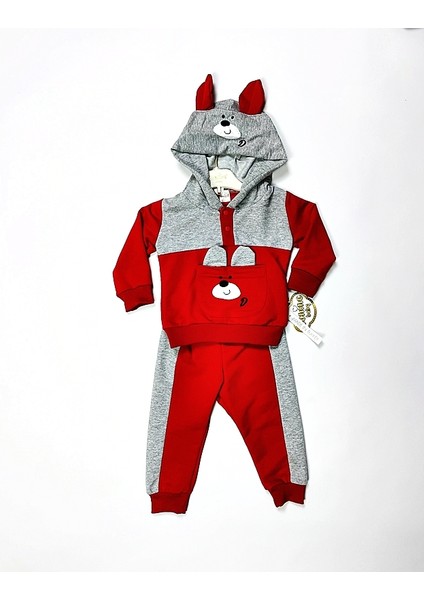 Donino Baby Ayıcık Baskılı Bebek Takım