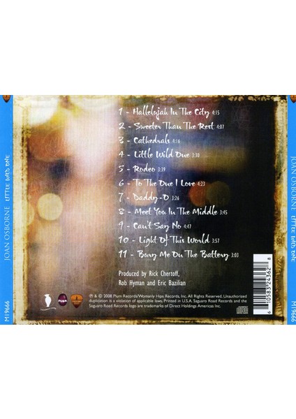 Joan Osborne – Little Wild One CD