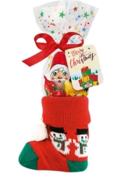 Christmas Stocking Boot Milk Chocolate - Çorap İçinde Sütlü Çikolata 102 gr