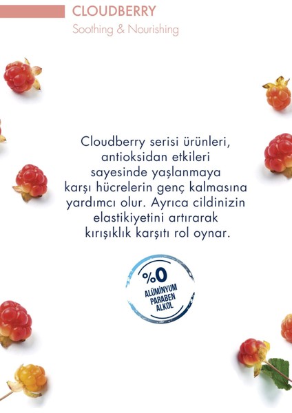 Celenes Cloudberry Yüz Temizleme ve Bakım Seti Ikisi Bir Arada Kuru ve Hassas Ciltler 250 ml + 50 ml