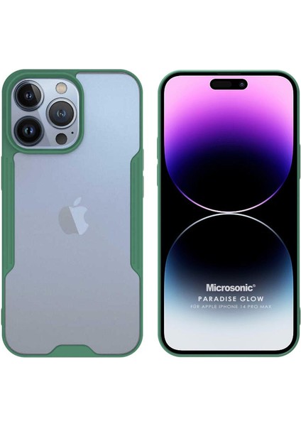 Apple iPhone 14 Pro Max Kılıf Paradise Glow Yeşil