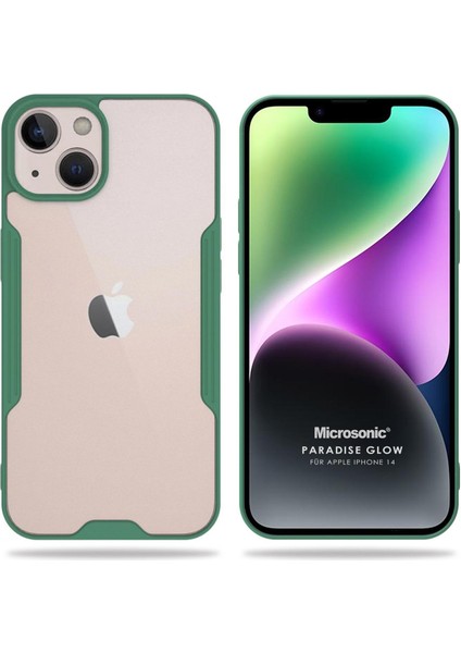 Apple iPhone 14 Kılıf Paradise Glow Yeşil