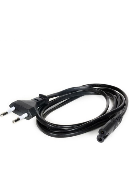 Ac Power Güç Kablosu Tv-Radyo Teyip Fişi 2 Pin Girişli 3m