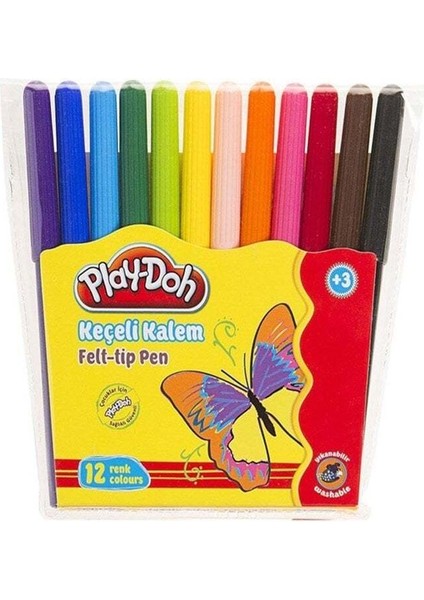 Playdoh Play-Doh 12 Renk Keçeli Kalem