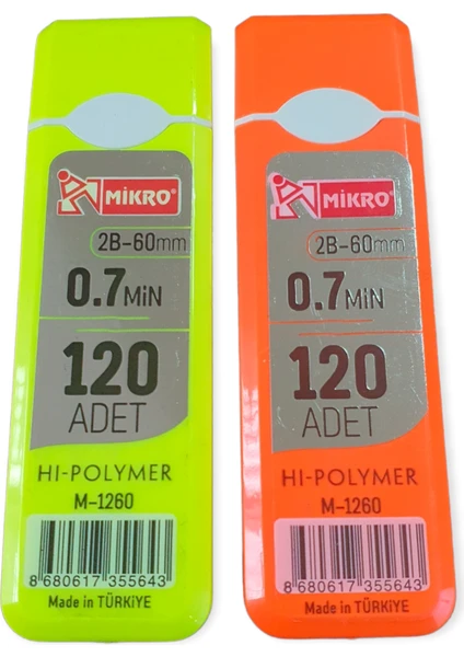 Mikro 0.7mm 120'li Kalem Ucu 2'li Paket