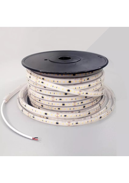 220 Volt Dim Edilebilir Şerit Led 10 Cm De Kesilebilir M/120 Led Mavi 10M İP20