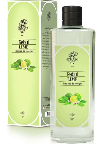 Kolonya Cam Şişe 270 cc Limon