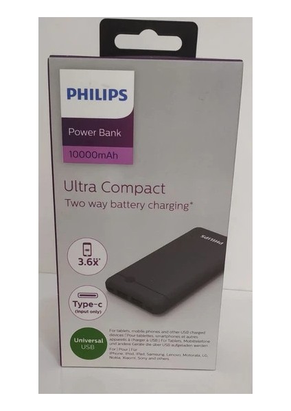 Philips 10.000 Mah Powerbank Taşınabilir Şarj Cihazı fırsatları