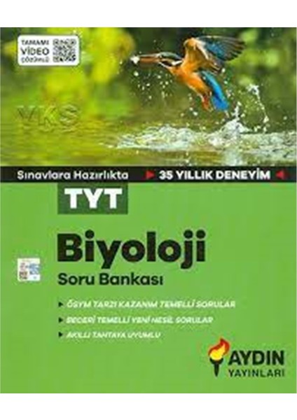 Aydın Yayınları TYT Biyoloji Soru Bankası (Ciltli)