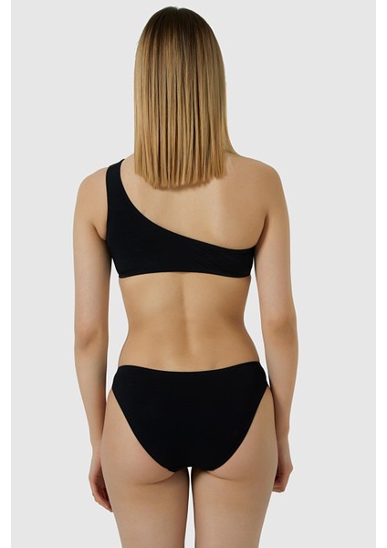 5029 Siyah Tek Omuz Mayokini modelleri