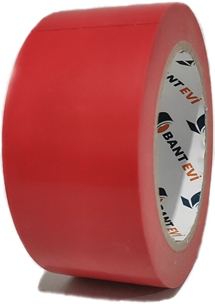 Yer İşaretleme Bandı Kırmızı 5cmx30m Kırmızı Zemin İşaretleme Bandı 50mm