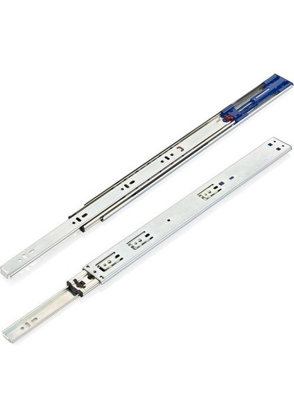 Frenli Teleskopik Gold Çekmece Rayı 45 mm x 35 cm 2'li Takım