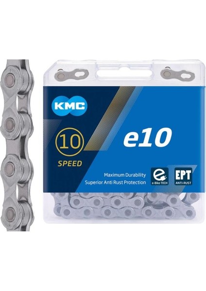 Kmc E10 Zincir ( E-Bike Tech + Ept Özellikli ) 10V 136 Link