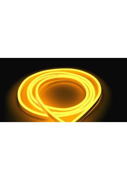 12V Neon LED Amber 7X12MM - 5 Metre Oke