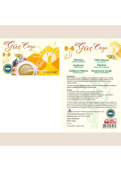 Güç Çayı 25 gr fiyatları