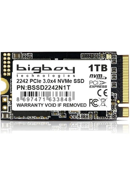 BSSD2242N1T 1TB 2500-1800MB Nvme SSD