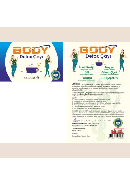 Body Detox Çayı 25 gr fiyatları