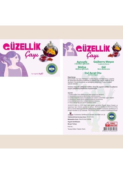 Güzellik Çayı 25 gr fiyatları
