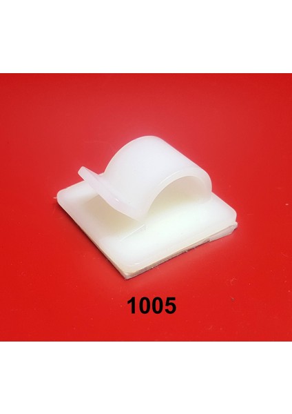 Kablo Klipsi Yapışkanlı YKKL-25X25 - 1005 100 Adet