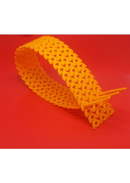 Kablo Bağı Özel Esnek Plastik Kelepçe 10X300 mm 50 Adet Turuncu fiyatları