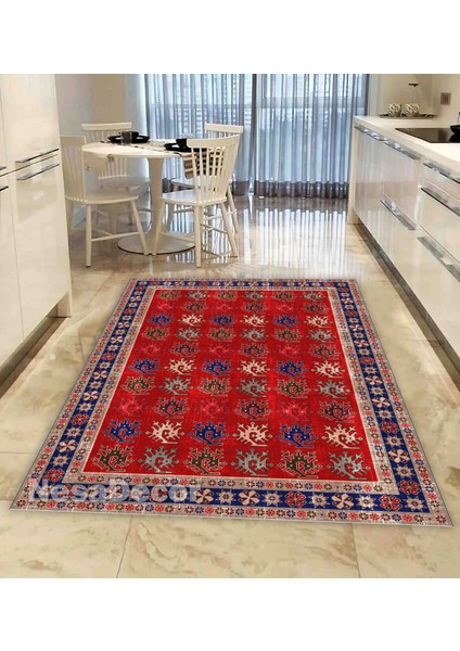 Vintage Halı Salon Halısı Mutfak ve Yolluk Halısı Dijital Baskı Retro Halı Makinede Yıkanabilir fiyatları