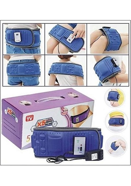 X5 Slim Süper Tüm Vücut Masaj Kemeri Beltızıl Ötesi