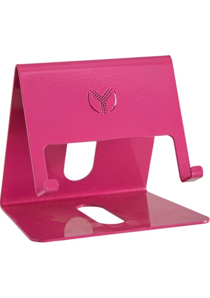 Pembe Masaüstü Metal Tablet Standı