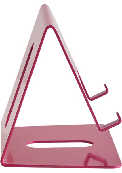 Pembe Masaüstü Metal Tablet Standı