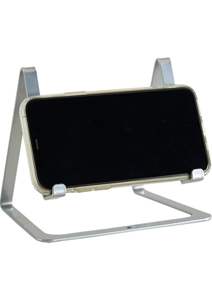 Gümüş Metal Tablet Standı Model 2