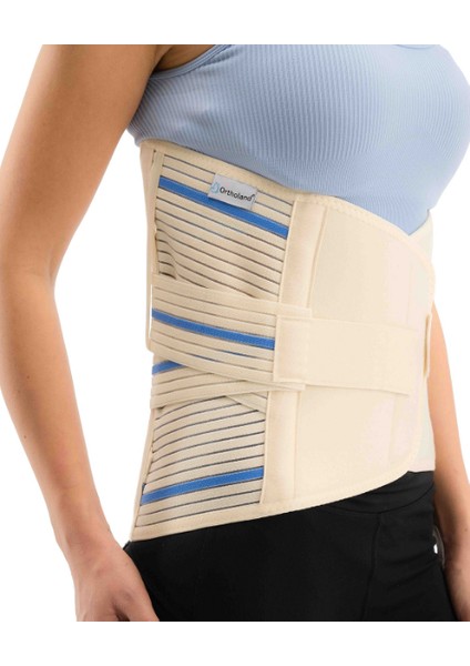 Lumbosakral Çelik Balenli Korse 26 Cm (Misineli Kumaş)