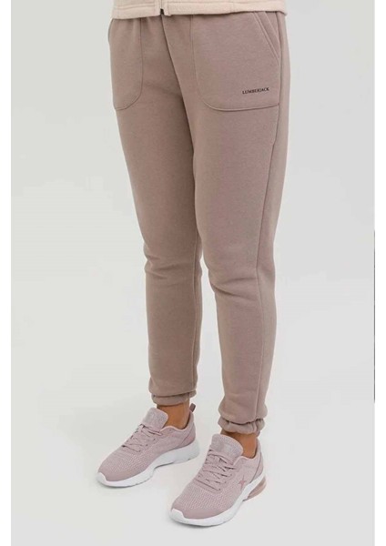 W-Marcia Basic Jogger Pamuklu Kadın Eşofman Alt 100003009MÜRDÜM