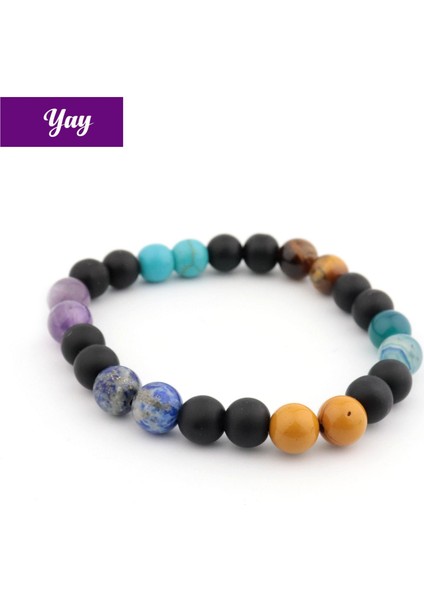 Hakiki Doğaltaş Bileklik Burç Bilekliği Burçlara Özel Unisex