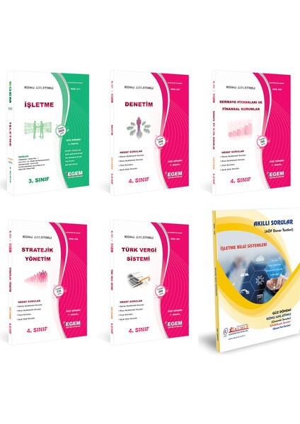 Açık Öğretim (AÖF) İşletme 3 ve 4. Sınıf Güz 5 ve 7 Dönem Konu Anlatımlı Soru
