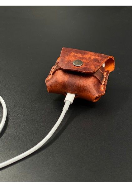 Airpods Kılıf 1. ve 2. Nesil Tam Uyumlu Hakiki Deri Airpods Koruma Kılıfı fırsatları
