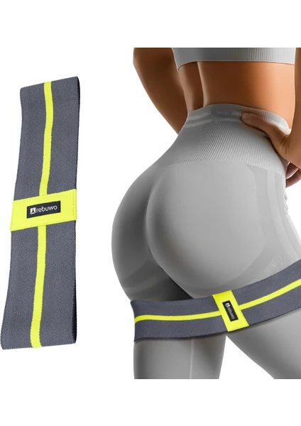 Squat Bant Pilates Fitness Spor Kalça Egzersizleri Direnç Bandı Direnç Lastiği  35CM