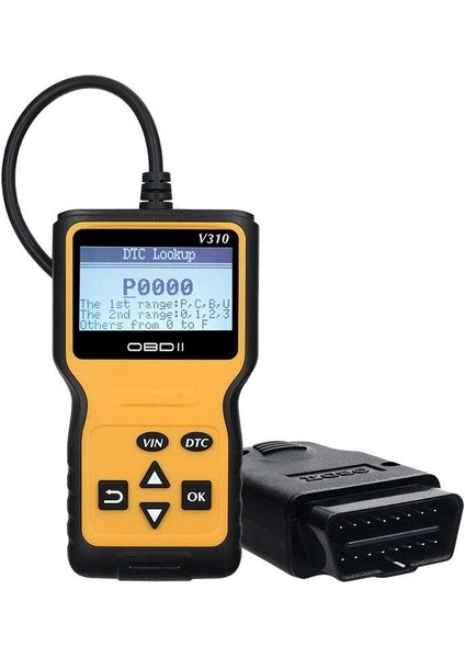 Yeni V310 Obd2/eobd Araç Teşhis Arıza Tespit Cihazı LCD Ekran
