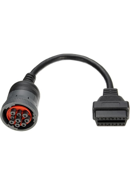 Obd2 Araç Kamyon 9 Pin 16 Pine Çeviren Adaptör Bağlantı Kablosu