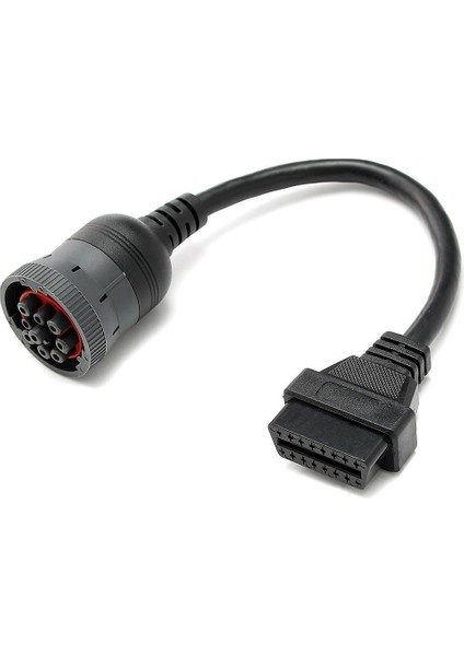 Obd2 Araç Kamyon 9 Pin 16 Pine Çeviren Adaptör Bağlantı Kablosu