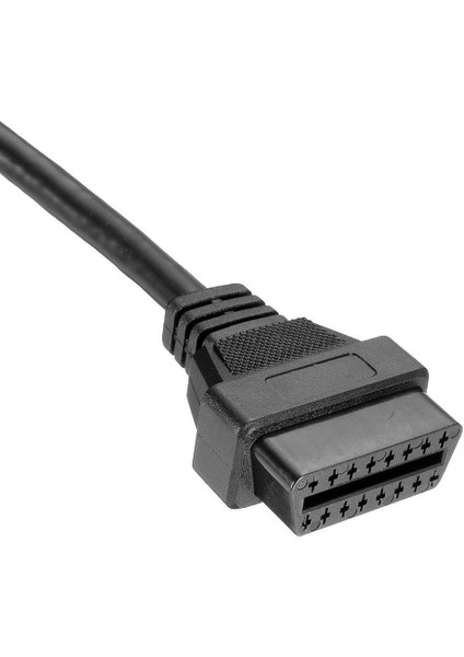 Obd2 Araç Kamyon 9 Pin 16 Pine Çeviren Adaptör Bağlantı Kablosu