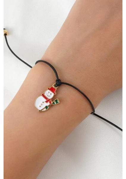 Yılbaşı Charm Uçlu İp Bileklik Yılbaşı Kartında fiyatları