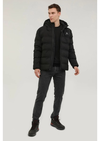 Nolan Coat Erkek Şişme Mont Siyah V19 fırsatları