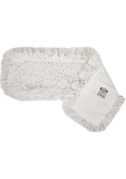 Zincir Dikiş Ne mli Mop Beyaz 50 Cm.