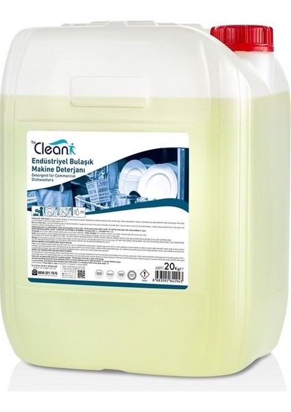 By Clean Endüstriyel Bulaşık Makine Deterjanı 20 kg