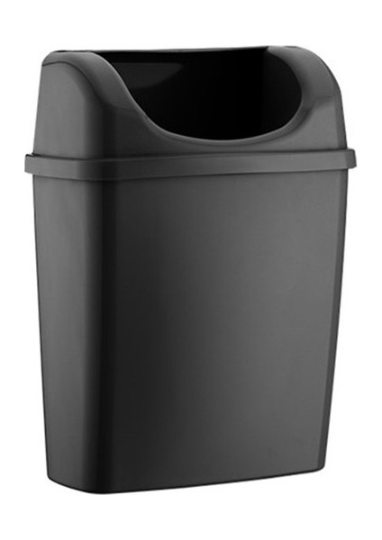 Duvara Monte Çöp Kovası 6 Litre Siyah