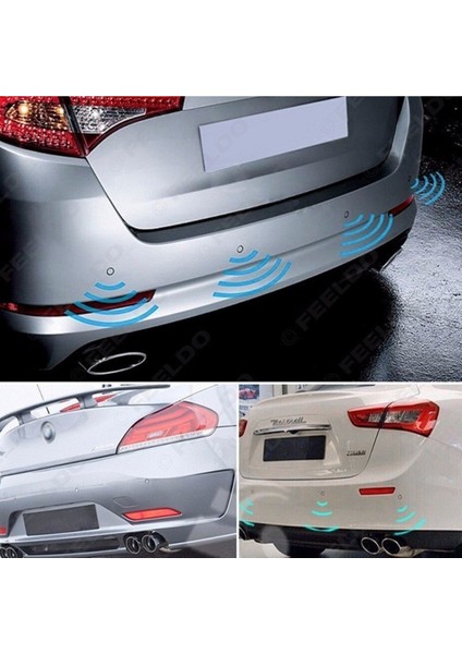 Park Sensörü Arka Sesli Orjinal Lens Görünümlü Yeni Nesil Beyaz Lens modelleri