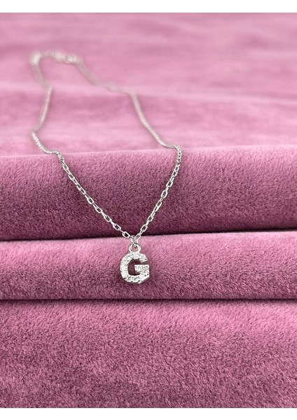925 Ayar Gümüşg Harfi Kolye