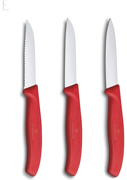 Kırmızı Evrekala Özel Bıçak Set